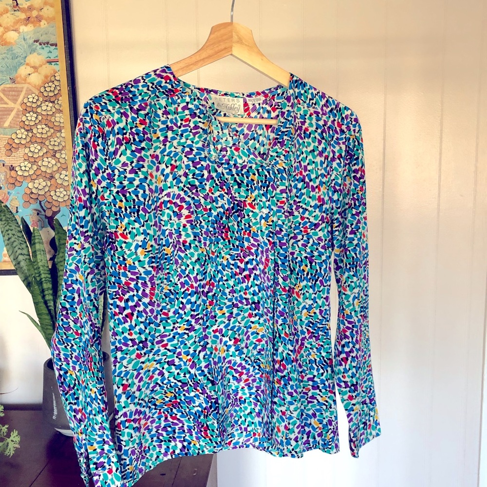 Colorful vintage blouse